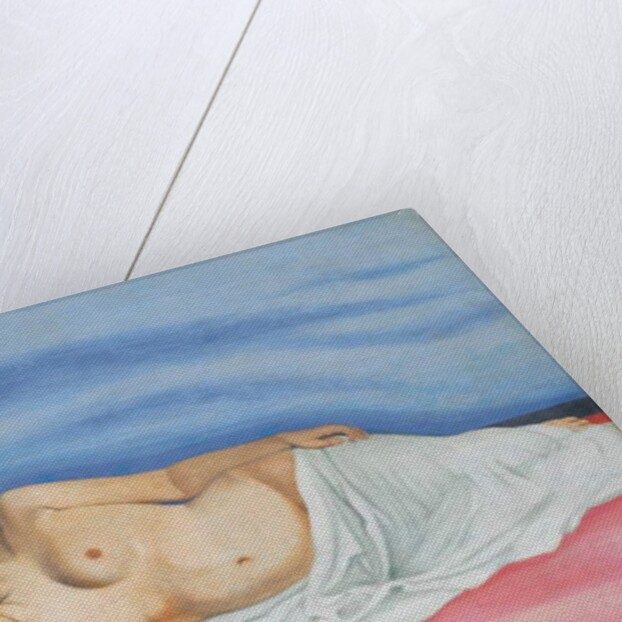 Reclining female nude, 1913 by Felix Edouard Vallotton