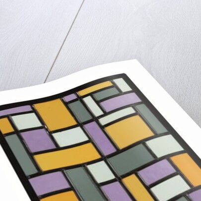 Stained-Glass Composition VIII, 1918-1919 by Theo van Doesburg