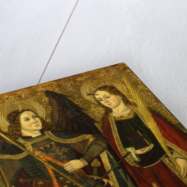 Saints Michael and Engracia by Juan de la Abadia