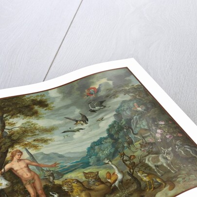 Adam Naming the Animals by Jan the Younger Brueghel