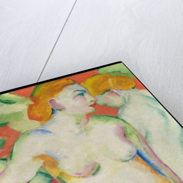 Nudes in Cinnabar, 1910 by Franz Marc