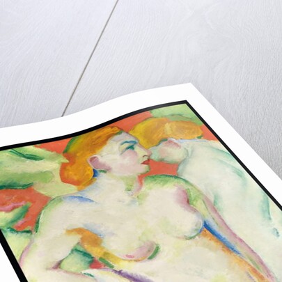 Nudes in Cinnabar, 1910 by Franz Marc