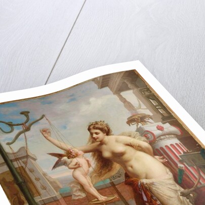 Weighing Cupid by Henri Pierre Picou