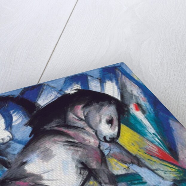 Two Horses, 1913 by Franz Marc