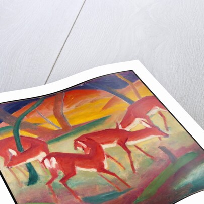 Red Deer 1, 1910 by Franz Marc