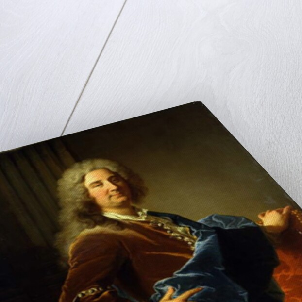 Portrait of the Marquis Jean-Octave de Villars by Hyacinthe Francois Rigaud