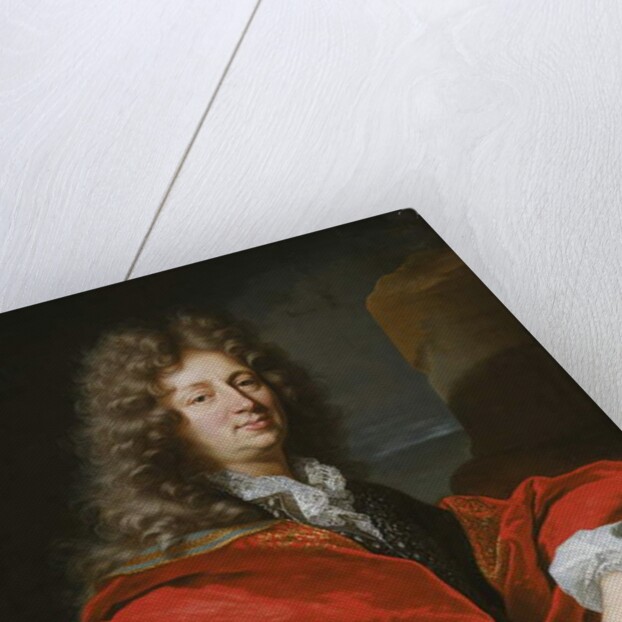 Portrait of a gentleman by Hyacinthe Francois Rigaud