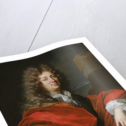 Portrait of a gentleman by Hyacinthe Francois Rigaud