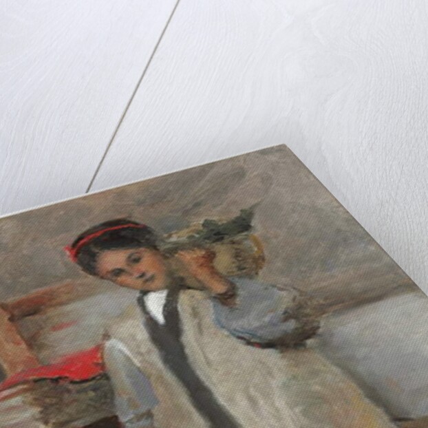 The Young Seraphine Dressed in Corot's Waistcoat, 1871 by Jean Baptiste Camille Corot