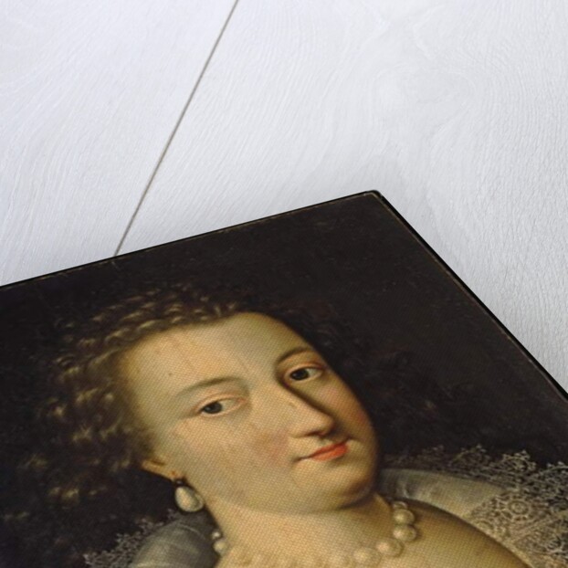 Portrait of a lady, probably Marie de Rohan-Montbazon, Duchesse de Luynes Puis de Chevreuse by Jean Leblond