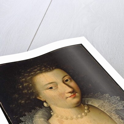 Portrait of a lady, probably Marie de Rohan-Montbazon, Duchesse de Luynes Puis de Chevreuse by Jean Leblond