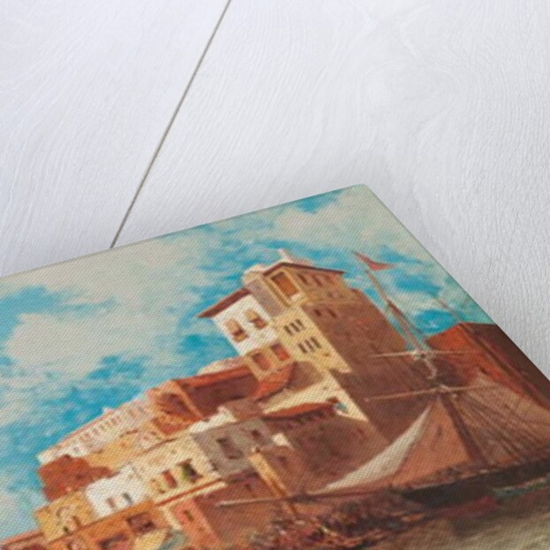 Eastern Harbour, 1871 by Jean Baptiste Henri Durand-Brager