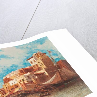 Eastern Harbour, 1871 by Jean Baptiste Henri Durand-Brager