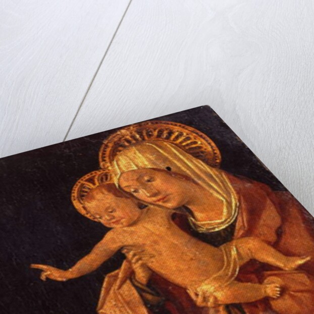 The Madonna and Child with a Franciscan monk in adoration by Antonello da Messina