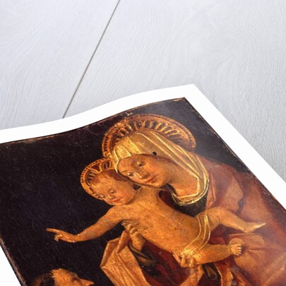 The Madonna and Child with a Franciscan monk in adoration by Antonello da Messina