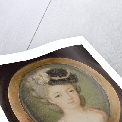 Portrait of Marie Adrienne Francoise de Noailles, Marquise de la Fayette by French School