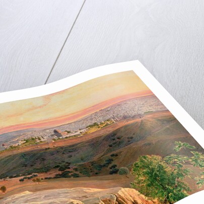 Jerusalem from the Mount of Olives, 1859 by Edward Lear