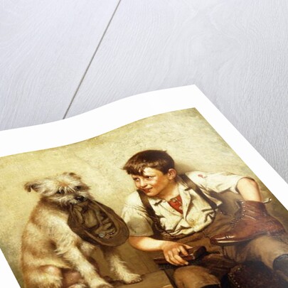 Shoeshine Boy, 1902 by John George Brown