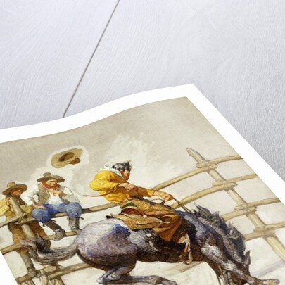 The Bucking Bronco by Newell Convers Wyeth