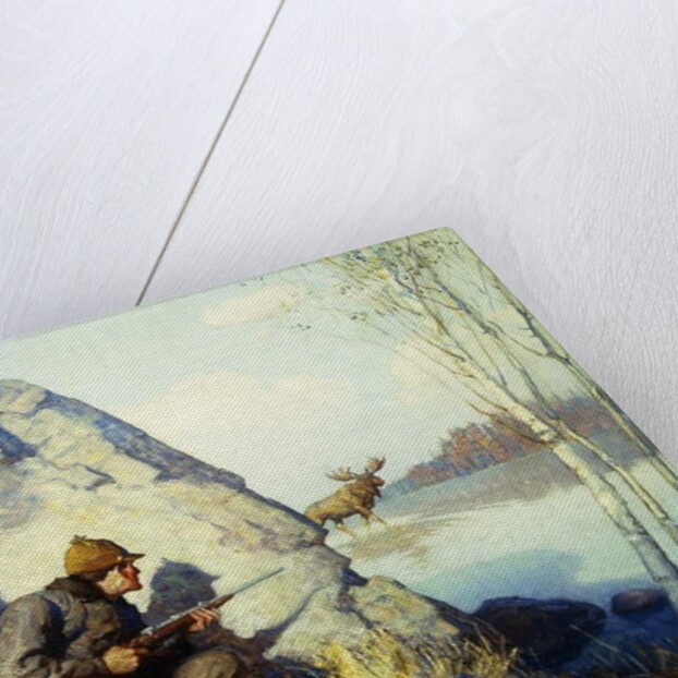 The Moose Call by Newell Convers Wyeth