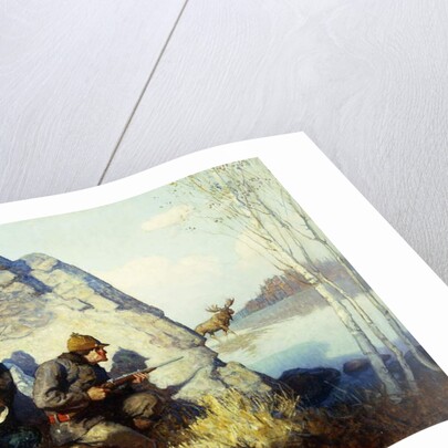 The Moose Call by Newell Convers Wyeth