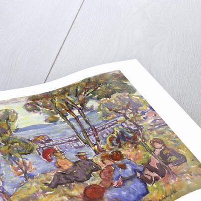 Boat Landing, Nahant Massachusetts, by Maurice Brazil Prendergast