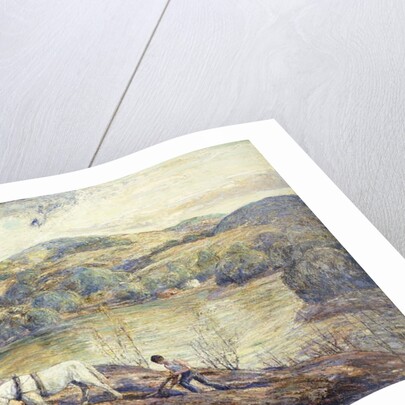 Ploughing by Ernest Lawson