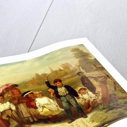 Look Out for the Engine While the Bell Rings, 1863 by John George Brown