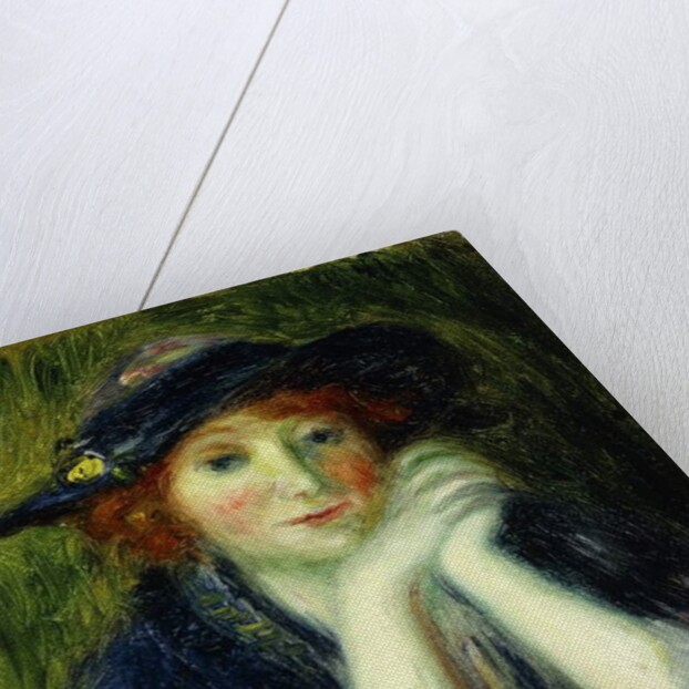 Portrait Study of an Artist's Model by William James Glackens