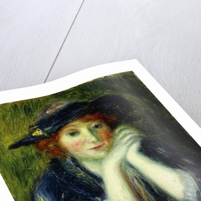 Portrait Study of an Artist's Model by William James Glackens