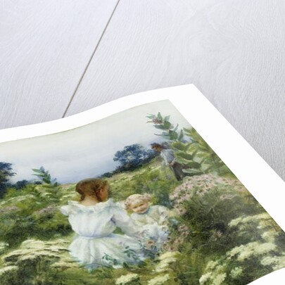 Among the Wildflowers, by Charles Courtney Curran