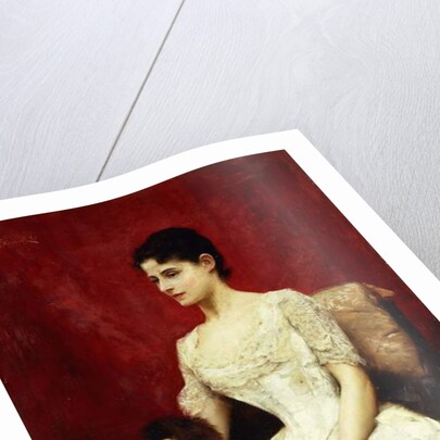 Crimson Roses and Lace, 1887 by Julius Leblanc Stewart