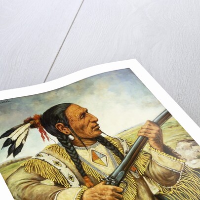 (Na-Pay-Shure) Red Hand, 1862 by Henry H. Cross