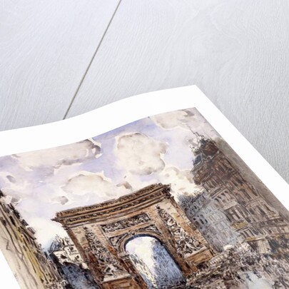 La Porte St. Denis, Paris, by Frank Myers Boggs