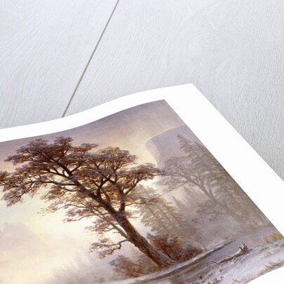 Valley of the Yosemite -Snow Fall, by Albert Bierstadt