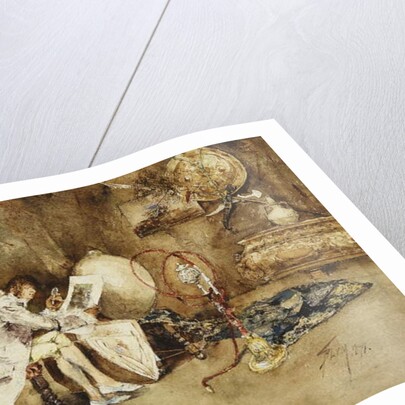 The Connoisseur of Watercolors, 1878 by Robert Frederick Blum