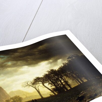 Passing Storm in Yosemite, 1865 by Albert Bierstadt