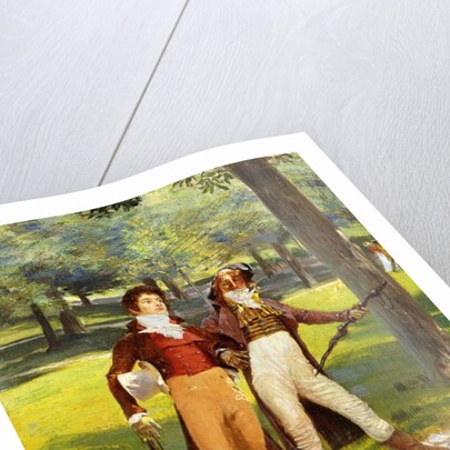 Dandies in the Park by Ignaz-Marcel Gaugengigl