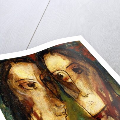 Two Heads, c.1928 by Alfred Henry Maurer