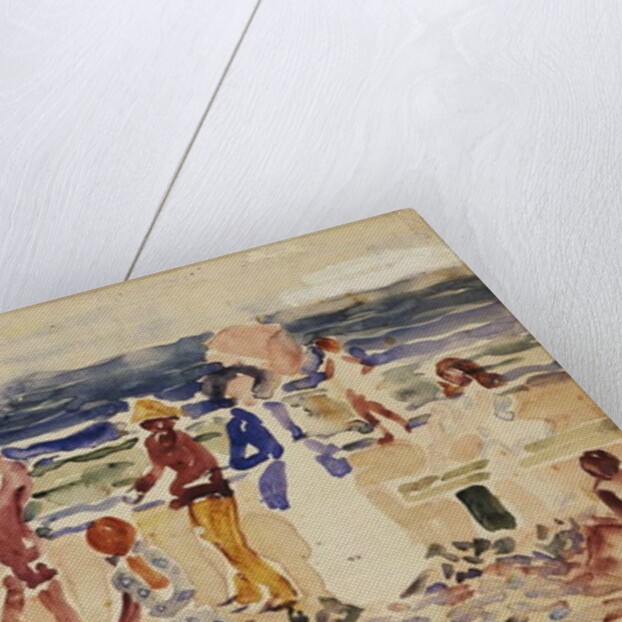 On the Beach, c.1920-23 by Maurice Brazil Prendergast