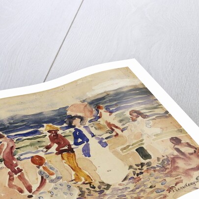 On the Beach, c.1920-23 by Maurice Brazil Prendergast