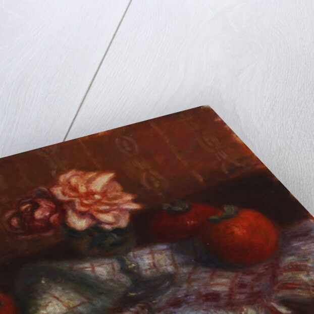 Roses and Persimmons by William James Glackens