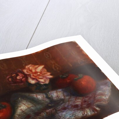 Roses and Persimmons by William James Glackens