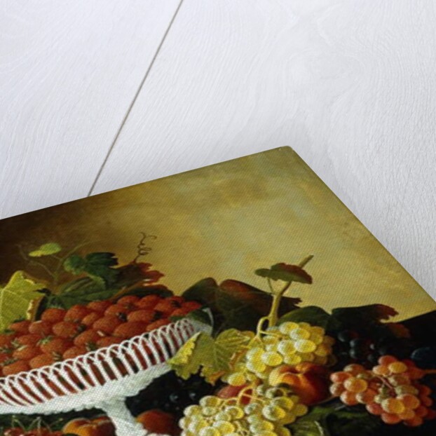 Still Life with Strawberries by Severin Roesen