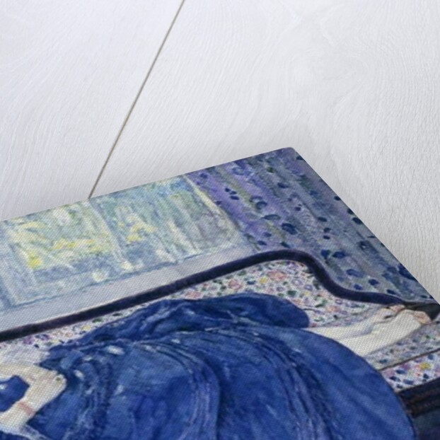 Girl in Blue, 1917 by Frederick Carl Frieseke