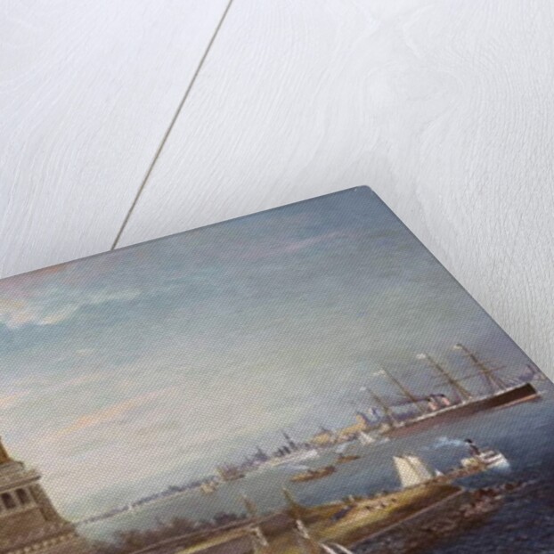 Liberty Island, New York Harbor, 1883 by Fred Pansing