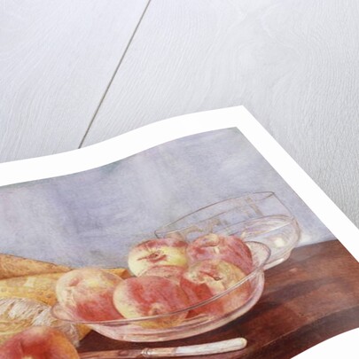 Still-life with Peaches by Claude Raguet Hirst