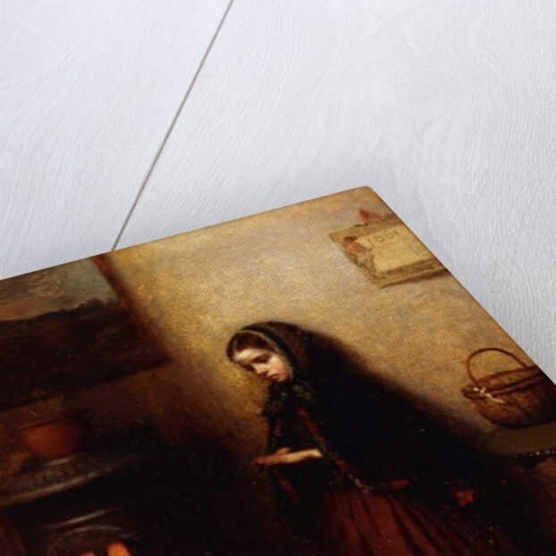 Warming Her Hands, 1862 by Eastman Johnson