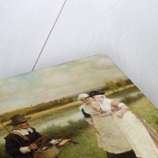 Isaac Walton and the Milkmaids, 1888 by George Henry Boughton