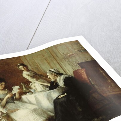 The Long Awaited Letter, 1890 by School American